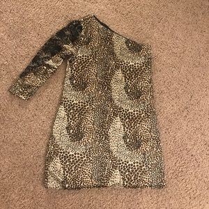 Leopard print dress