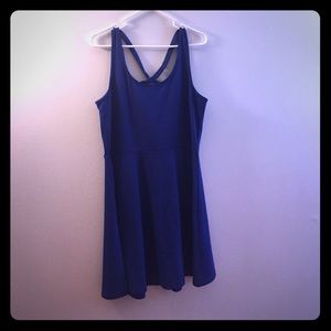 H&M criss cross back dress