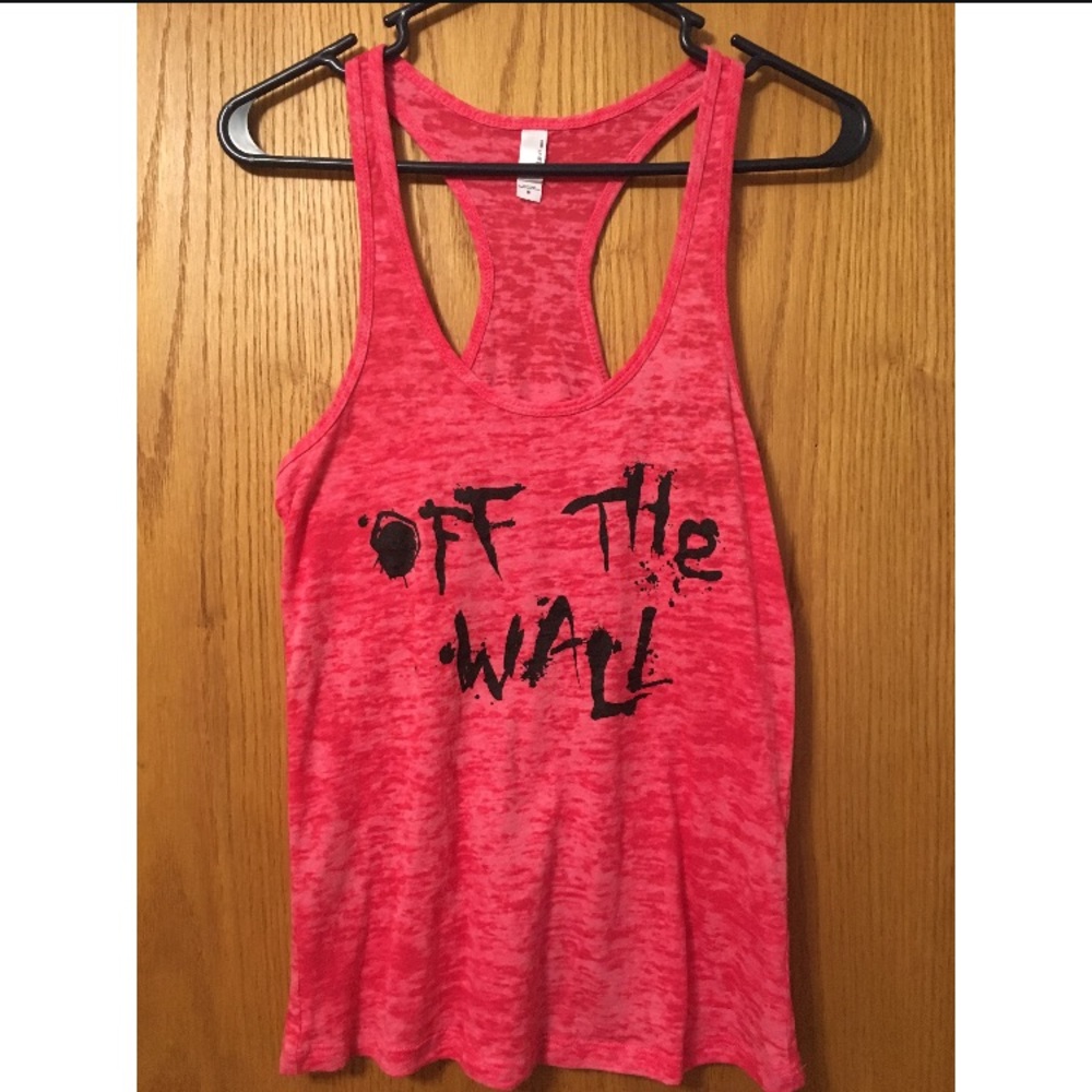 Pink Graphic Tank Top