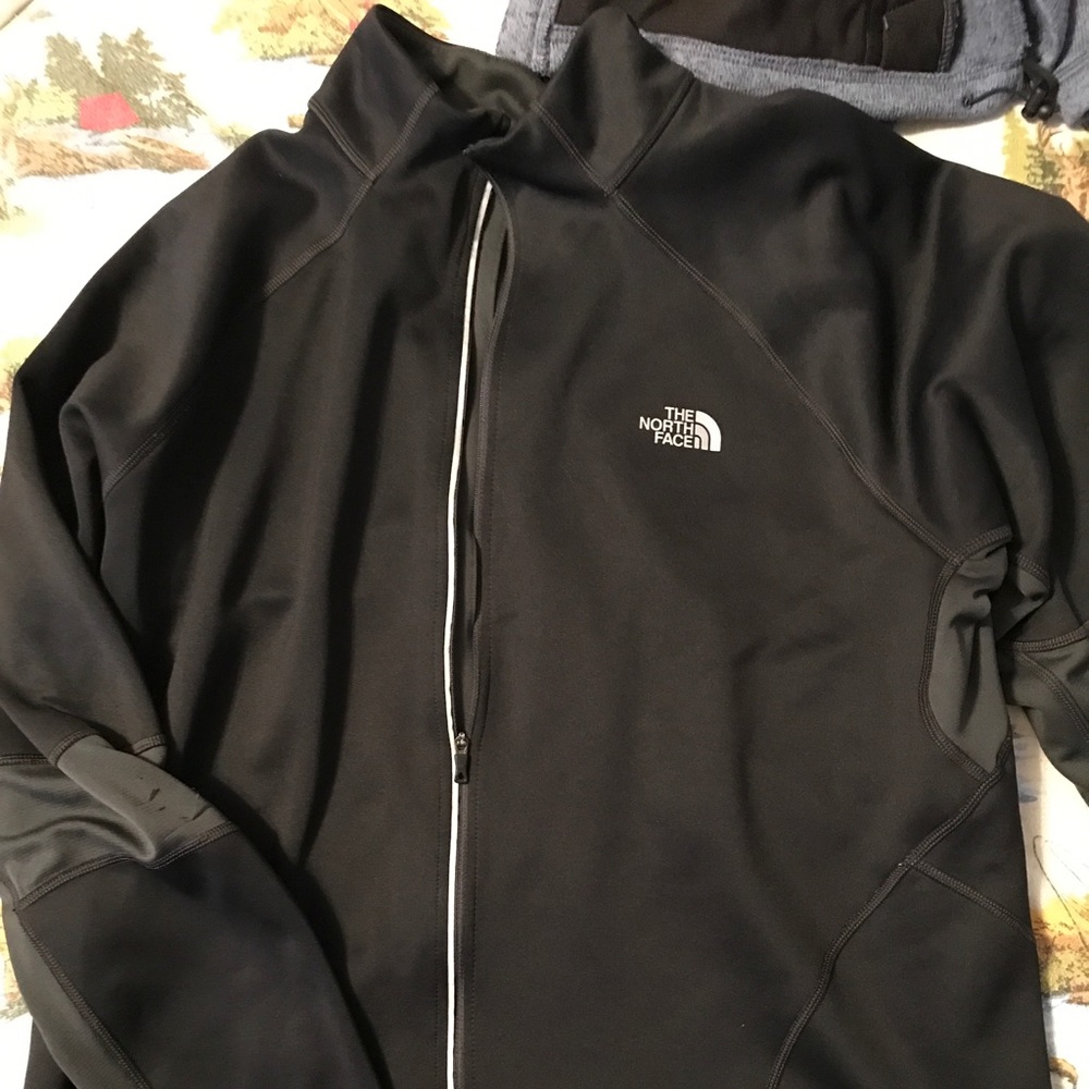 Men's large north face light full zip jacket