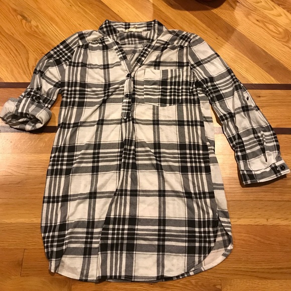 Plaid tunic top - Picture 1 of 2
