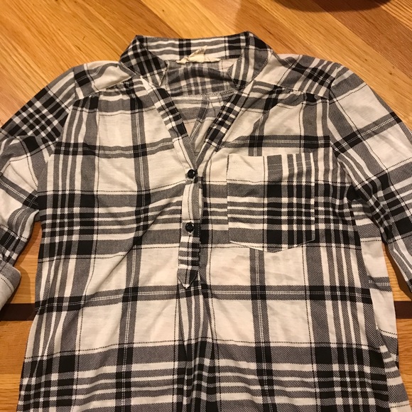 Plaid tunic top - Picture 2 of 2