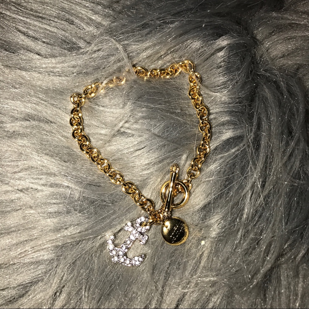 ✨Juicy Couture Anchor charm bracelet✨