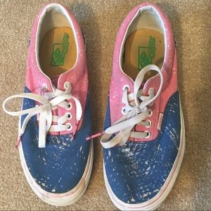 Vans x Crayola Pink and Blue Shoes