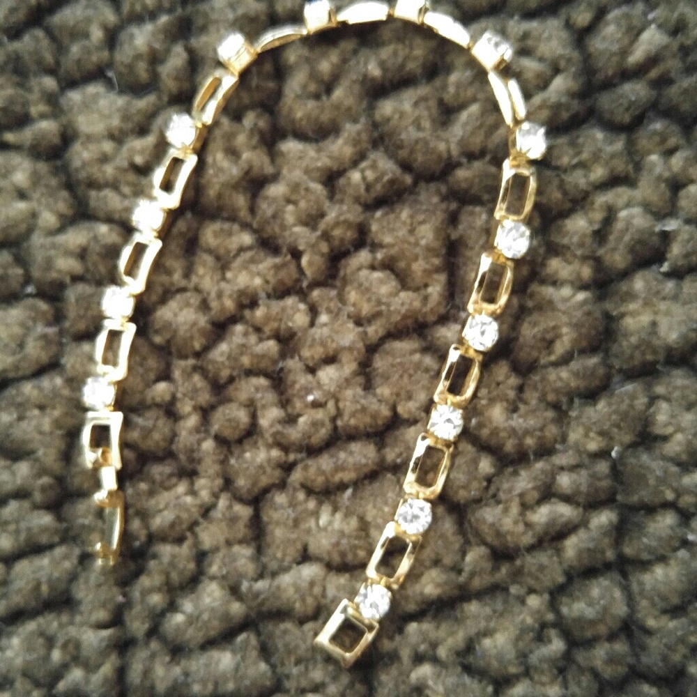 Fashion gold tennis bracelet