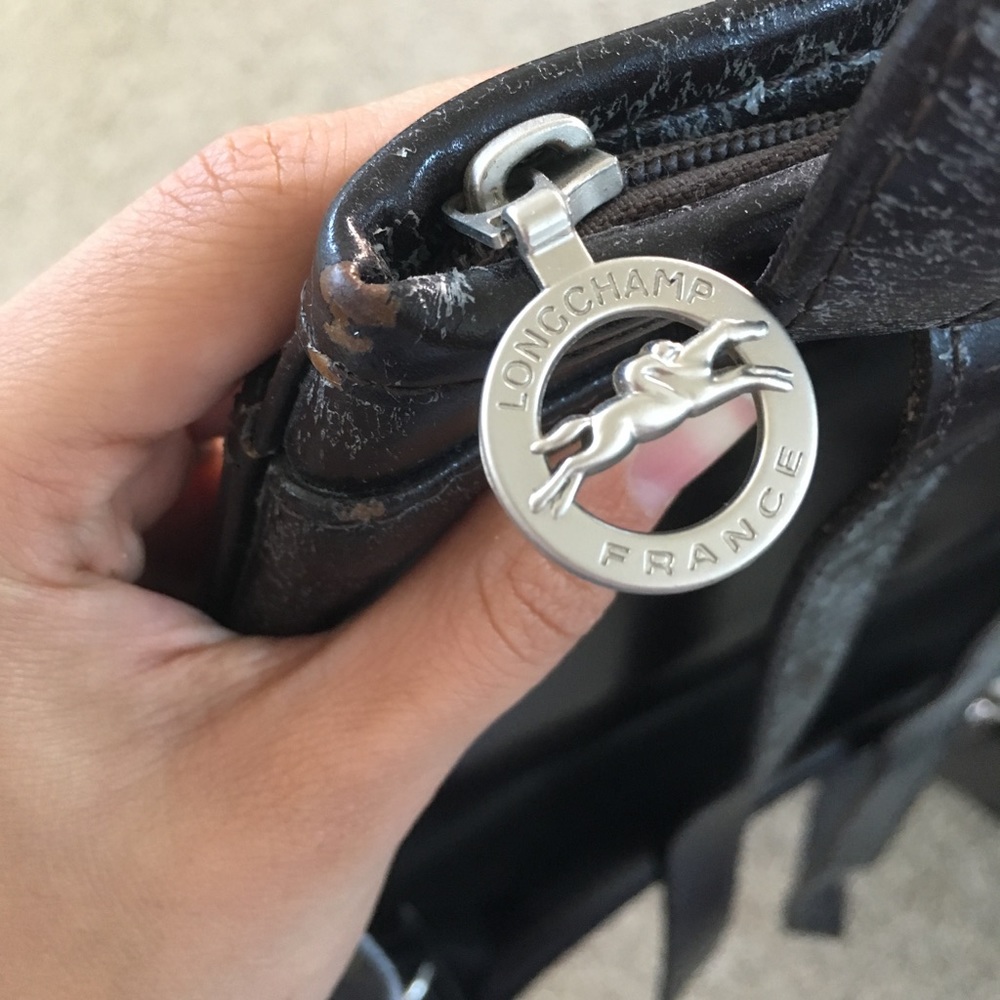 Longchamp Leather Backpack