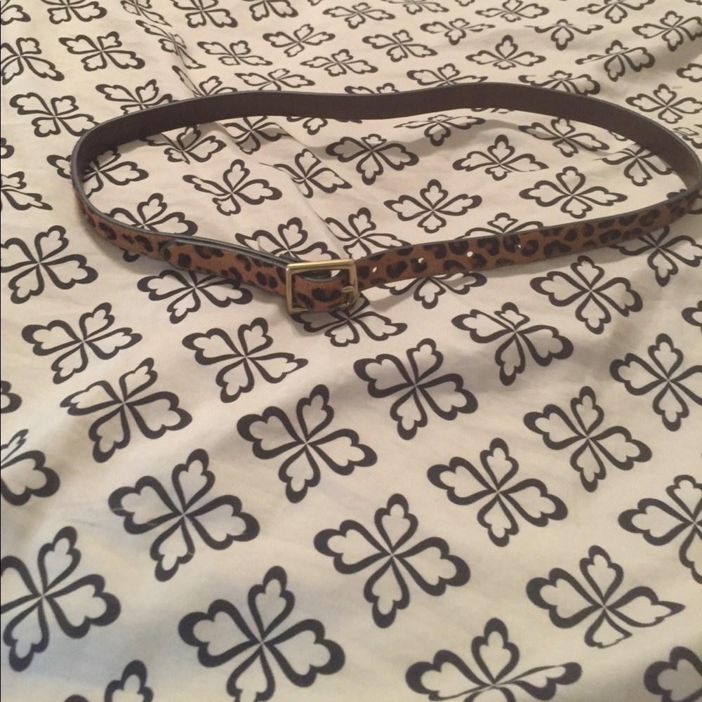 Leopard belt