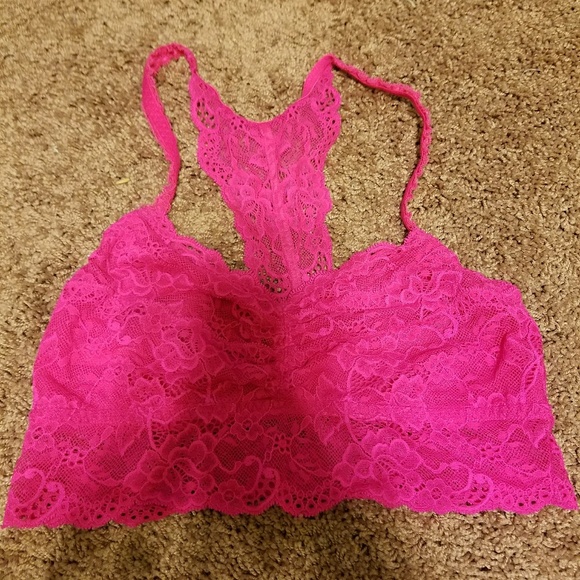 Victoria's Secret PINK Lace Racerback Bralette - Picture 1 of 3