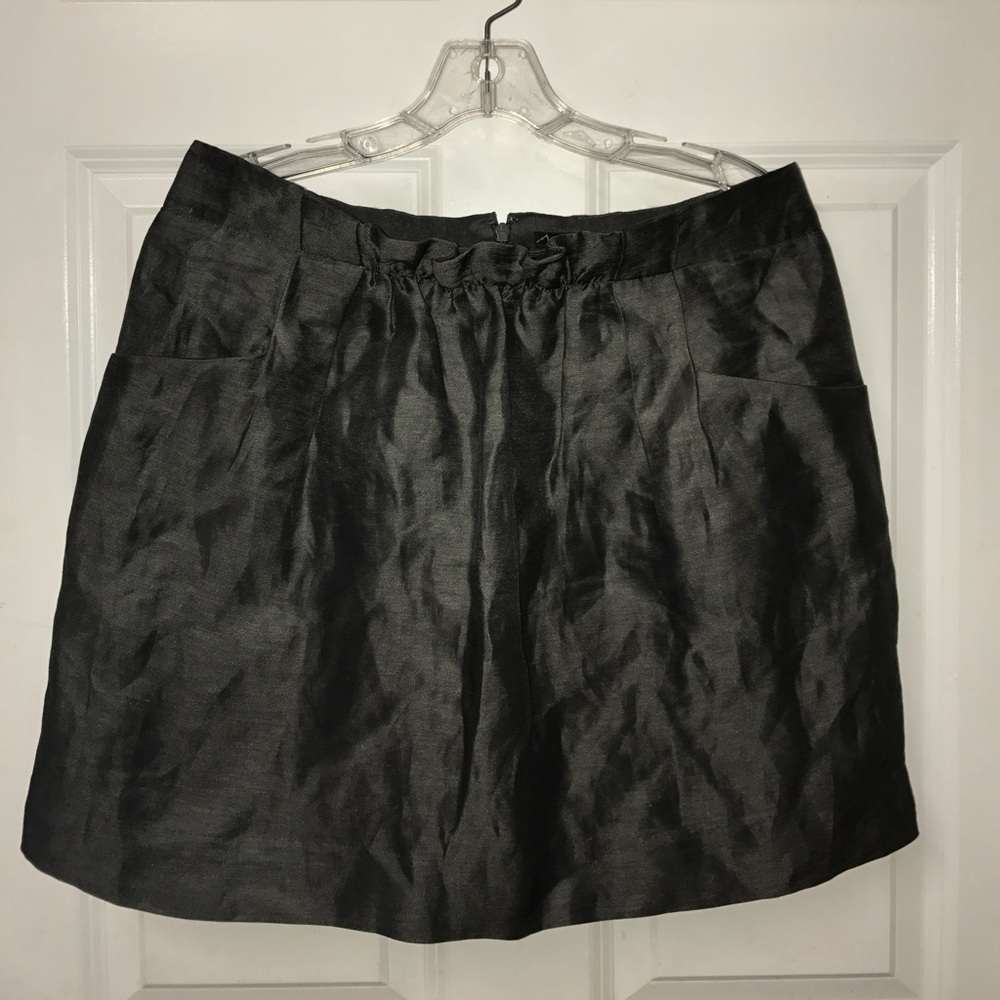 J crew grey skirt with pockets