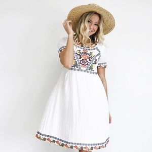 Roolee boutique embroidered dress