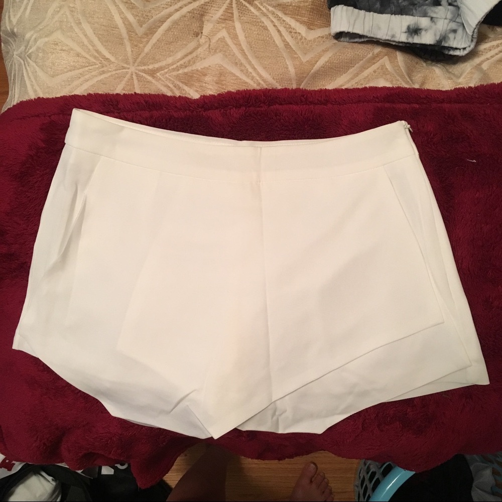 White short skirt
