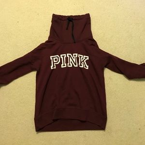 Victoria's Secret Pink Maroon Sweatshirt