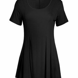 ❣PLUS 1X TOP❣ Black Tunic ❣Stretchy 31 in Long New