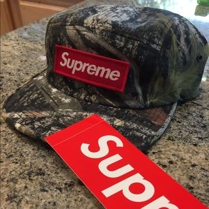 Supreme SS15 camp hat camo