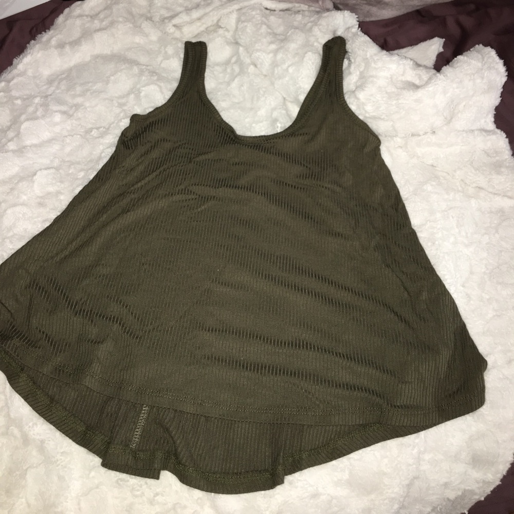 Olive green halter