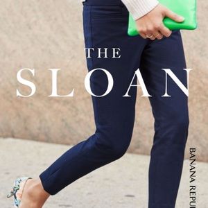 Banana republic Sloan fit navy blue pants 👖