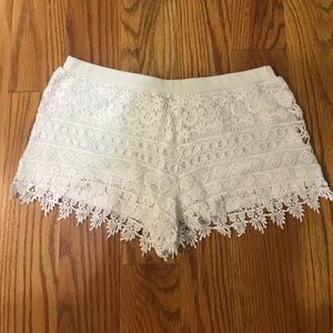 H&M crochet shorts