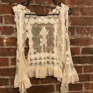 Lace vest