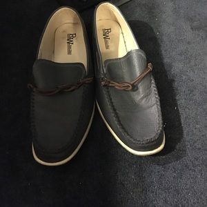 Robert Wayne Shoes - Men's Navy Blue Boat Shoe Robert Wayne Shoes - Men's Navy Blue Boat Shoe