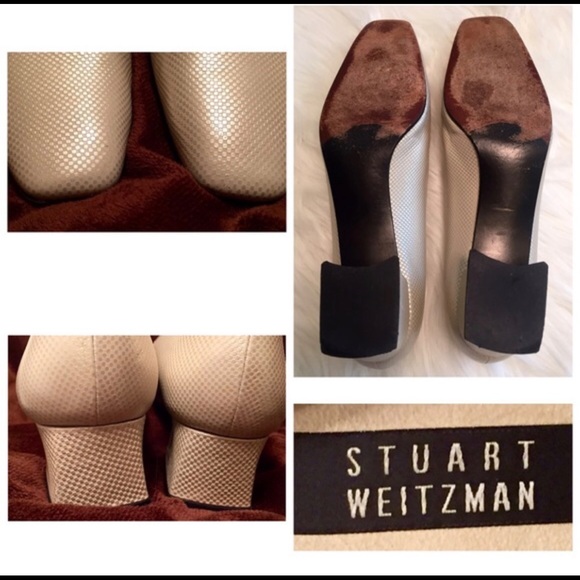 Stuart Weitzman Signature Leather Heels - Picture 3 of 5