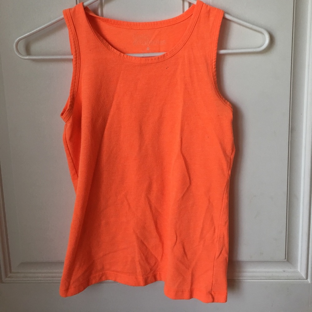 Girls orange tank top medium M