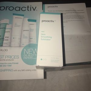 Proactiv plus skin smoothing exfoliator.