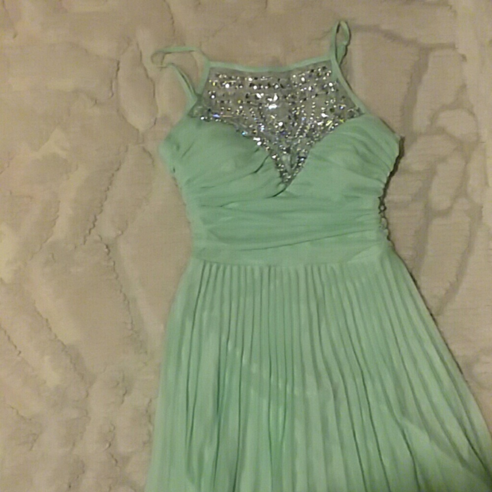 Mint colored Prom Dress