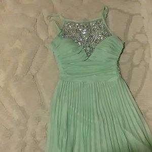 Mint colored Prom Dress