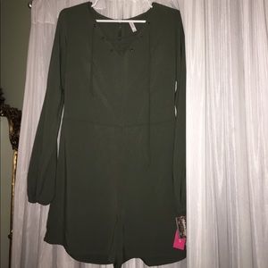 NWT Olive green romper