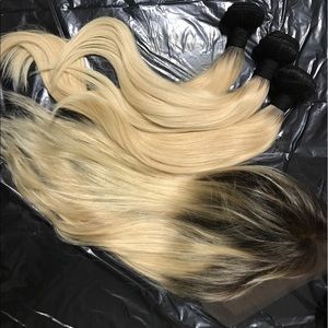 100% Brazilian Human Hair Bundles w/ frontal