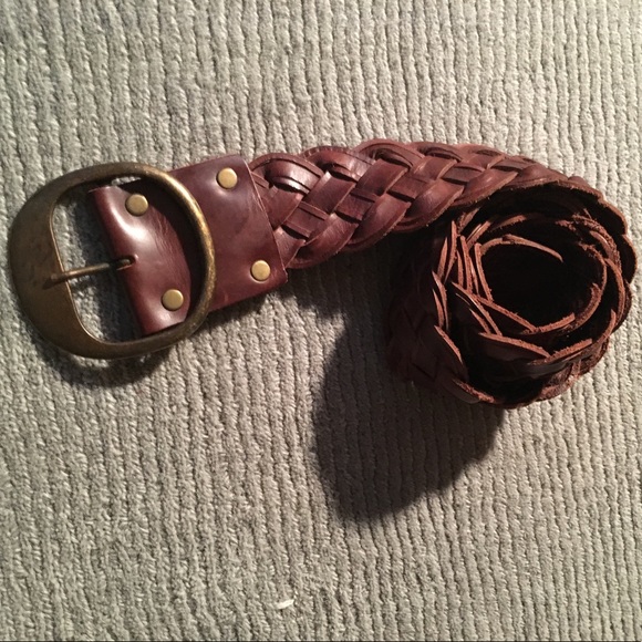 Banana Republic, genuine brown leather belt, MED - Picture 2 of 4
