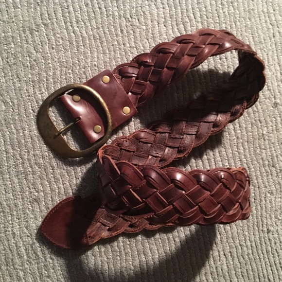 Banana Republic, genuine brown leather belt, MED - Picture 3 of 4