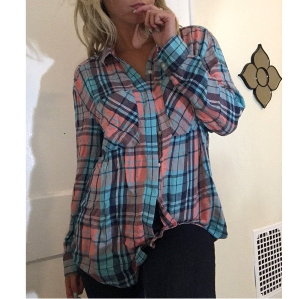 Plaid Flannel shirt EXPRESS