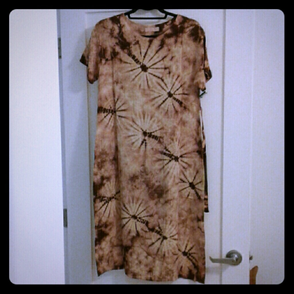 Tie dyed dress