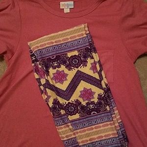 New LuLaRoe OS Unicorn leggings and XXS ETC Carly