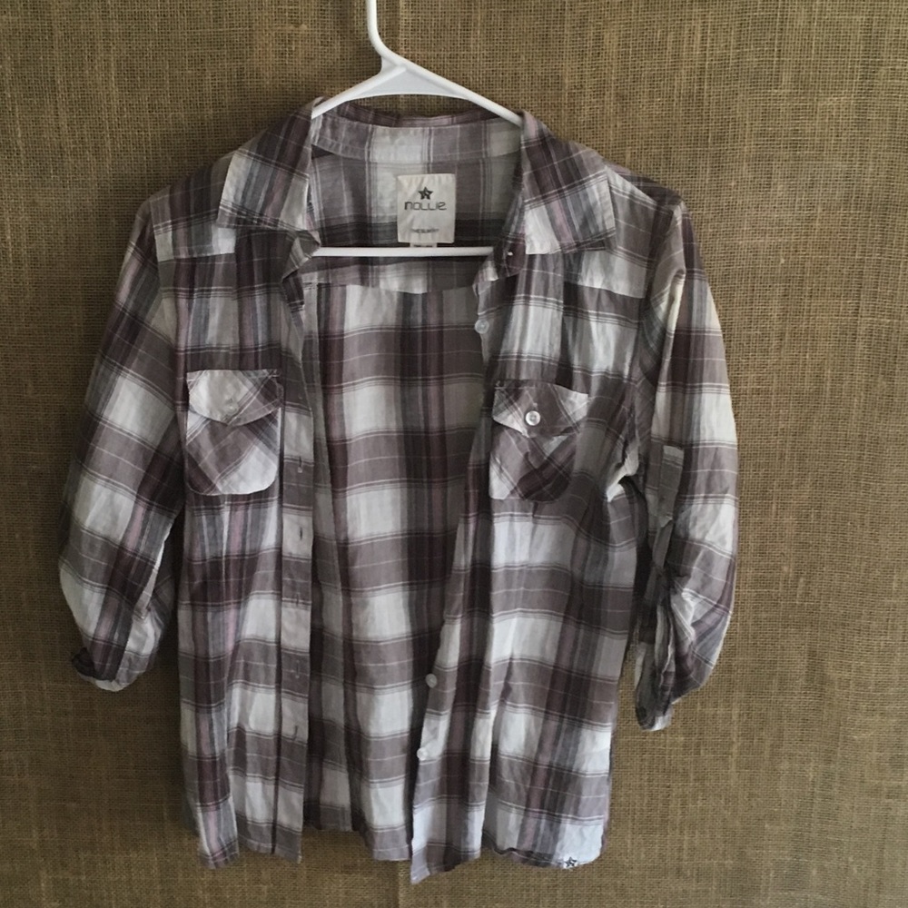 3/4 Sleeve Flannel