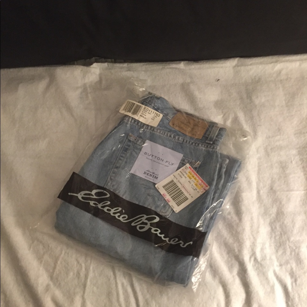 Eddie Bauer Lt. BlueJeans - New in Bag