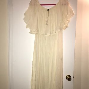 Off White Maxi Dress