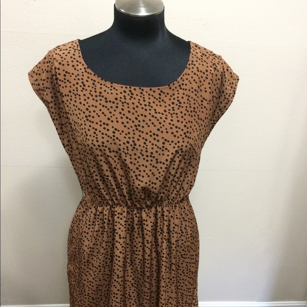 Tulle brown and black dress
