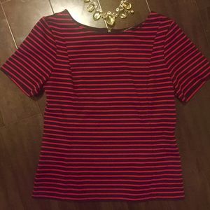 Banana Republic striped crew neck shirt