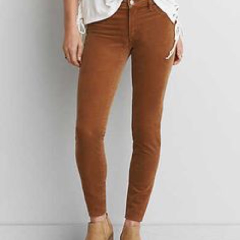 American Eagle Velvet Jegging