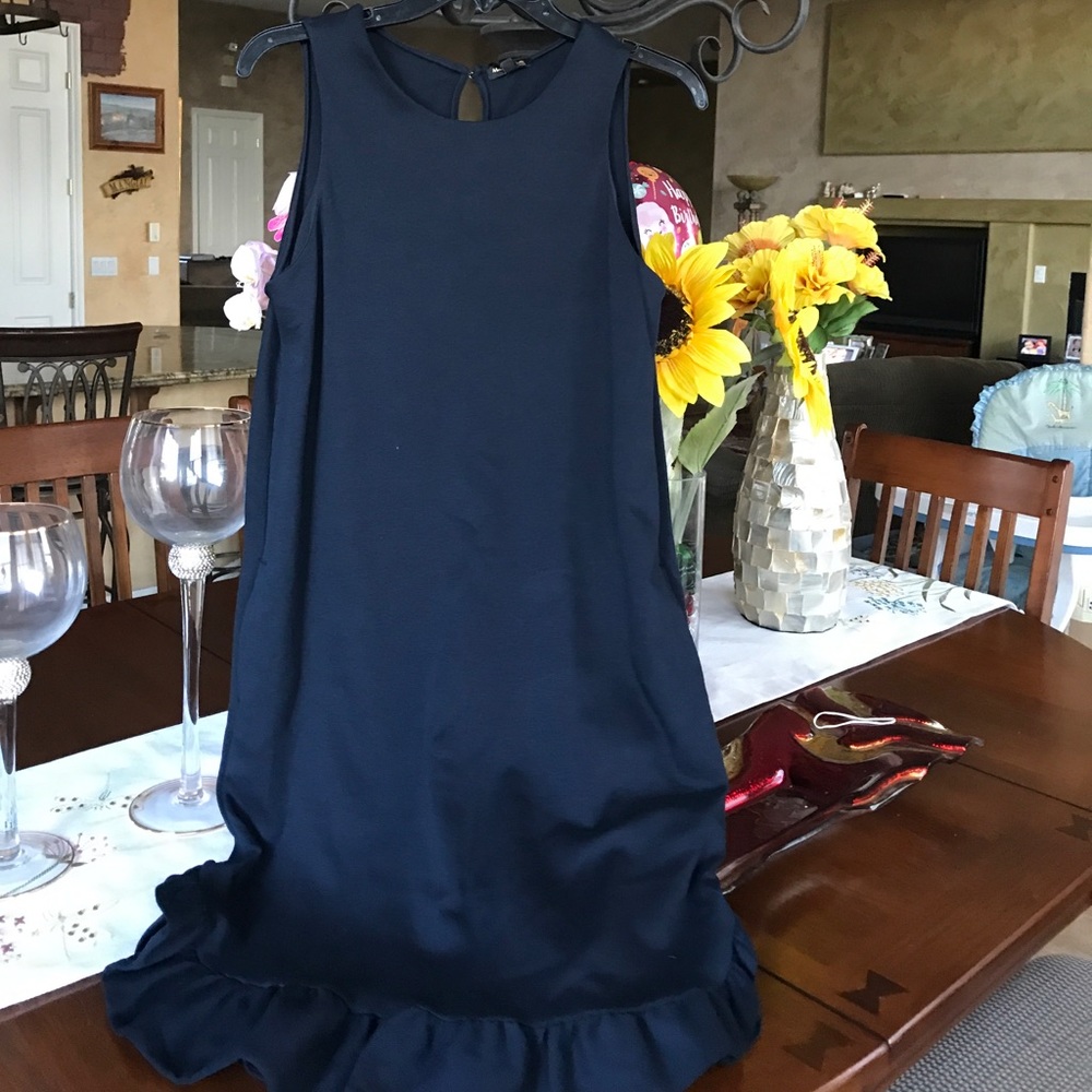 Mássimo Dutti new classic blue dress