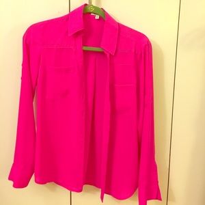Hot pink top!