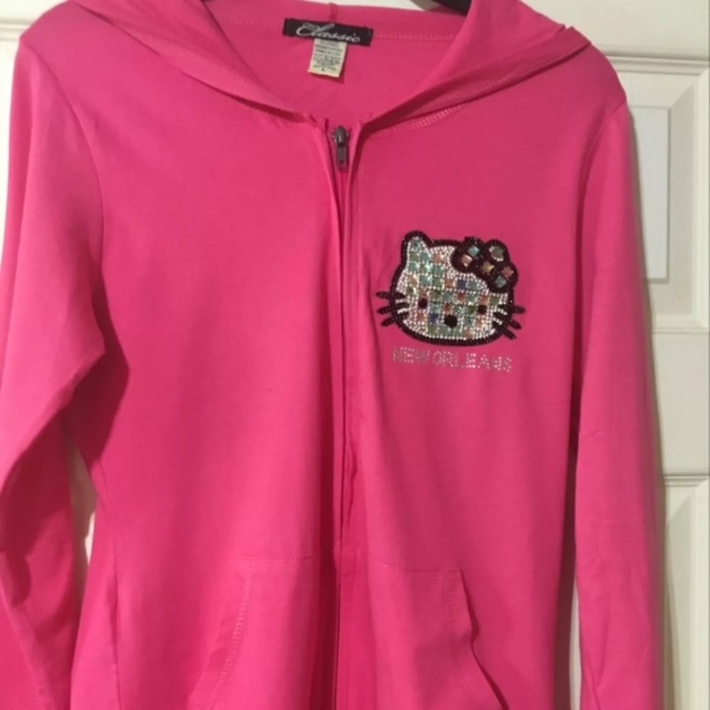 Hot pink / Bling Hello Kitty Jacket