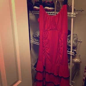 Venus red party dress