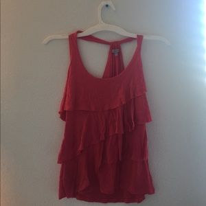 PINK FLOWY RAZORBACK TANK💕💕