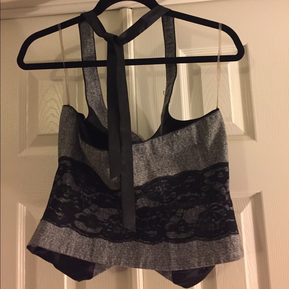 Mustard Seed halter top vest in size M. - Picture 2 of 6