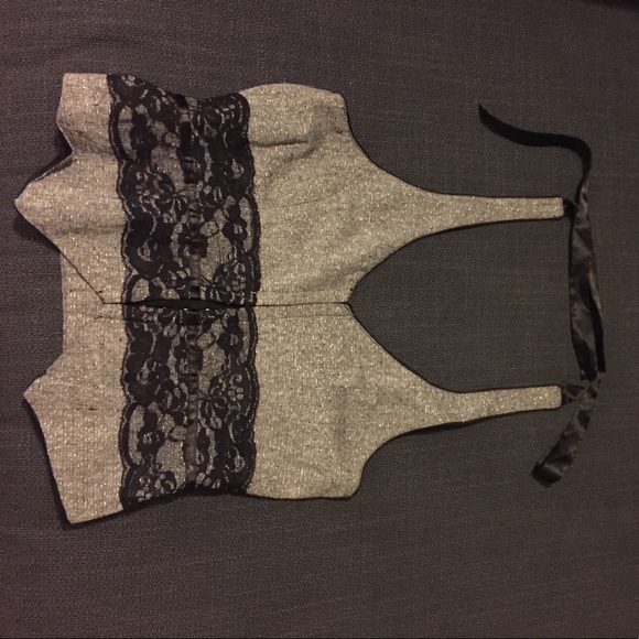 Mustard Seed halter top vest in size M. - Picture 3 of 6