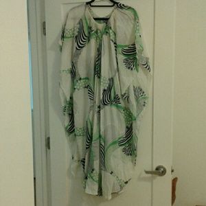 Boho printed flowy dress