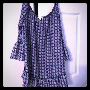 Off the shoulder ruffle top